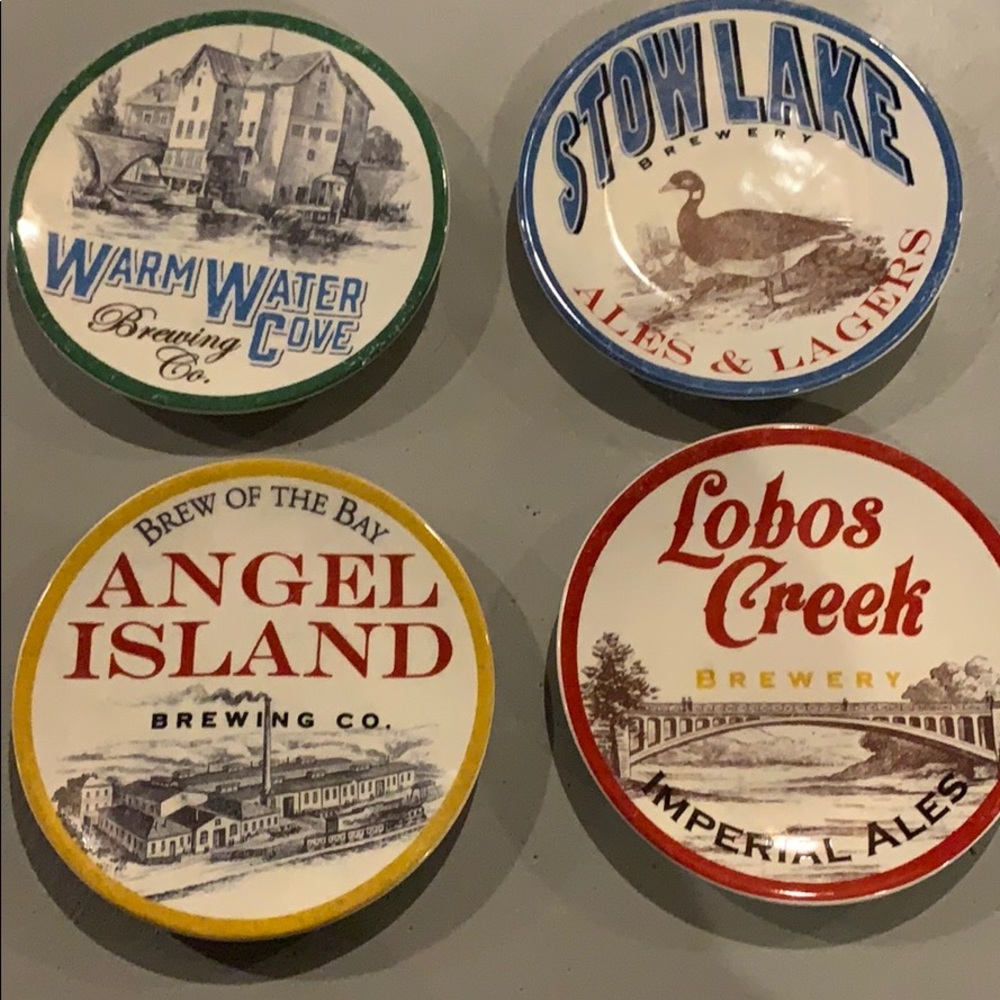 Pottery Barn appetizer plates